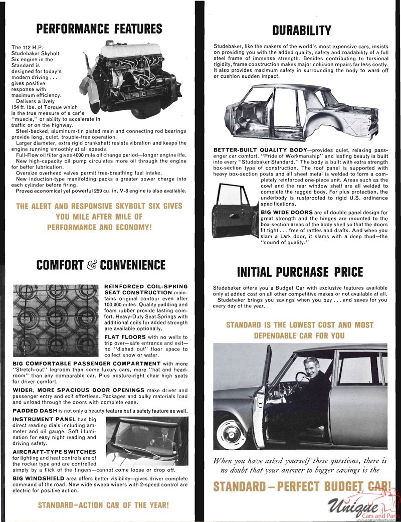 1963 Studebaker Lark Brochure Page 2